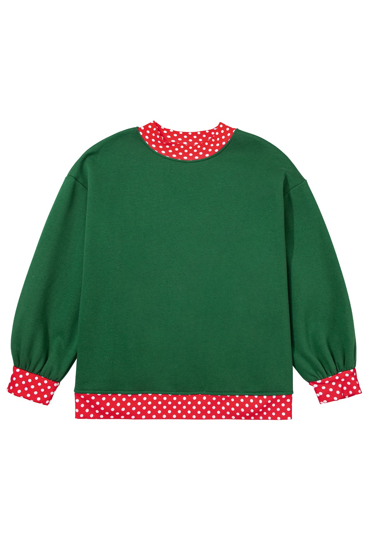 Field Day Polka Dot Plus Size Sweatshirt