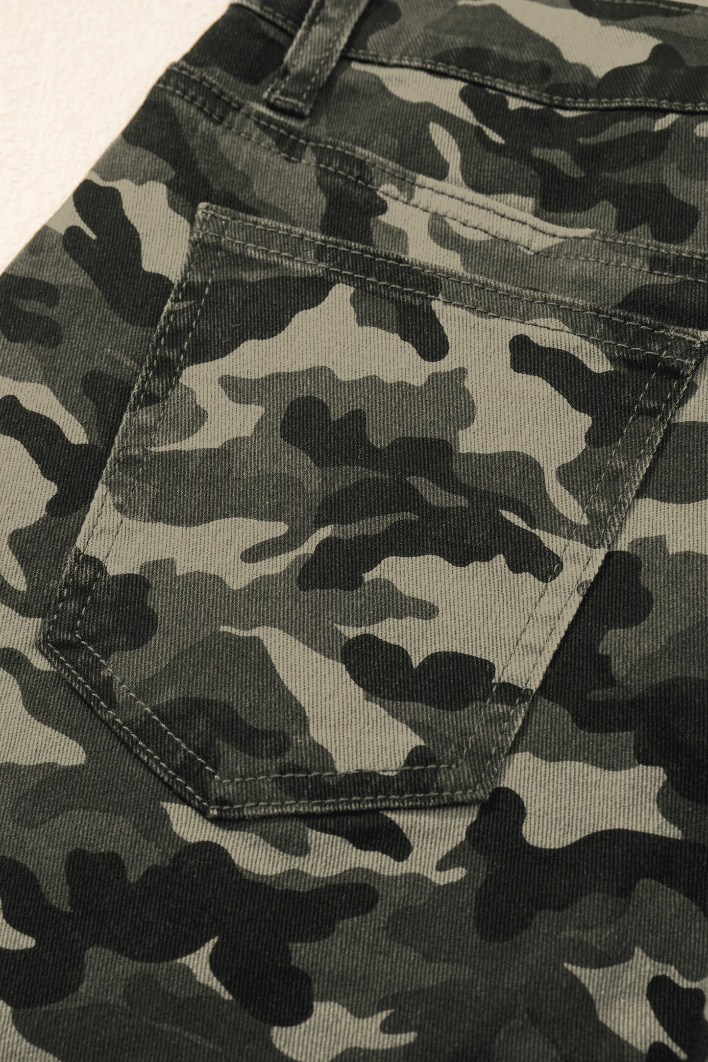 Trail Camo Cargo Denim Pants