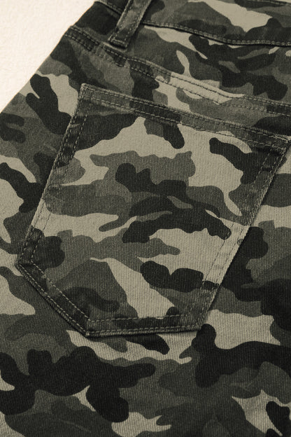 Trail Camo Cargo Denim Pants