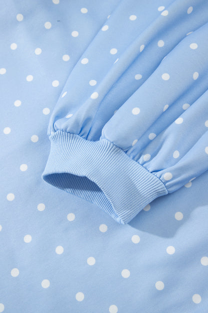 Daybreak Polka Dot Plus Size Sweatshirt