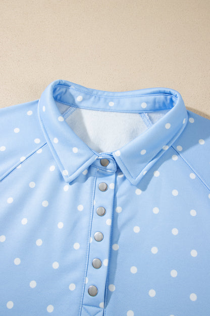 Daybreak Polka Dot Plus Size Sweatshirt