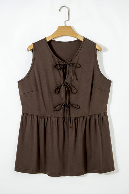Starlight Plus Size Bow Tank Top