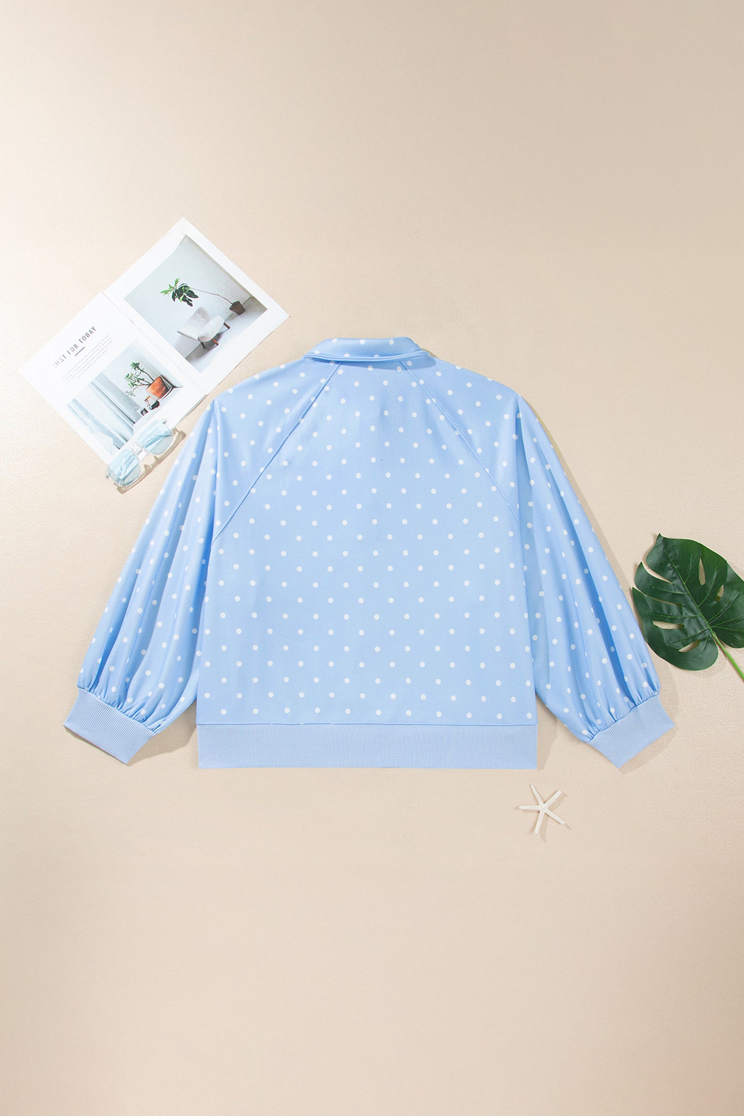 Daybreak Polka Dot Plus Size Sweatshirt