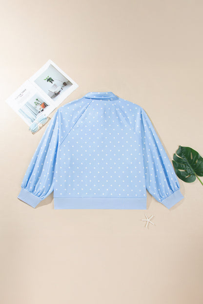 Daybreak Polka Dot Plus Size Sweatshirt