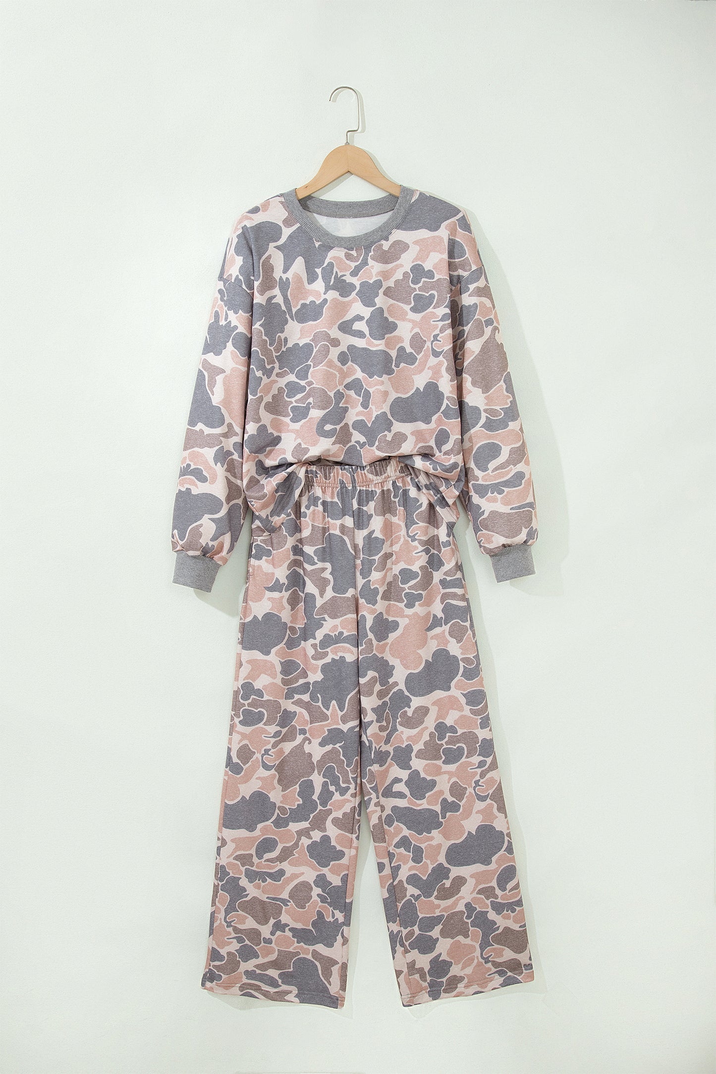 Sundown Camo Wide Leg Pants Set