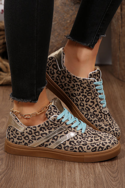 Wild Card Leopard Faux Suede Sneakers