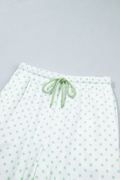 Polka Dot Colorblock Lounge Set