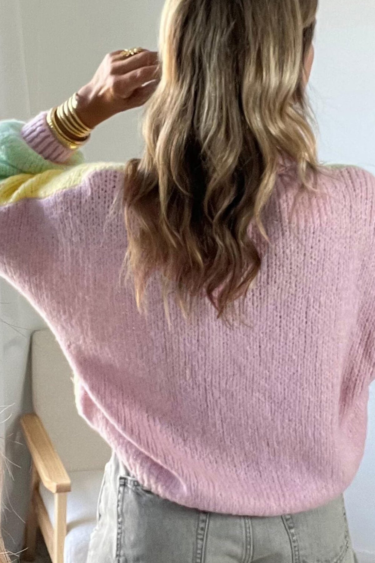 Sunbeam Colorblock Knit Cardigan
