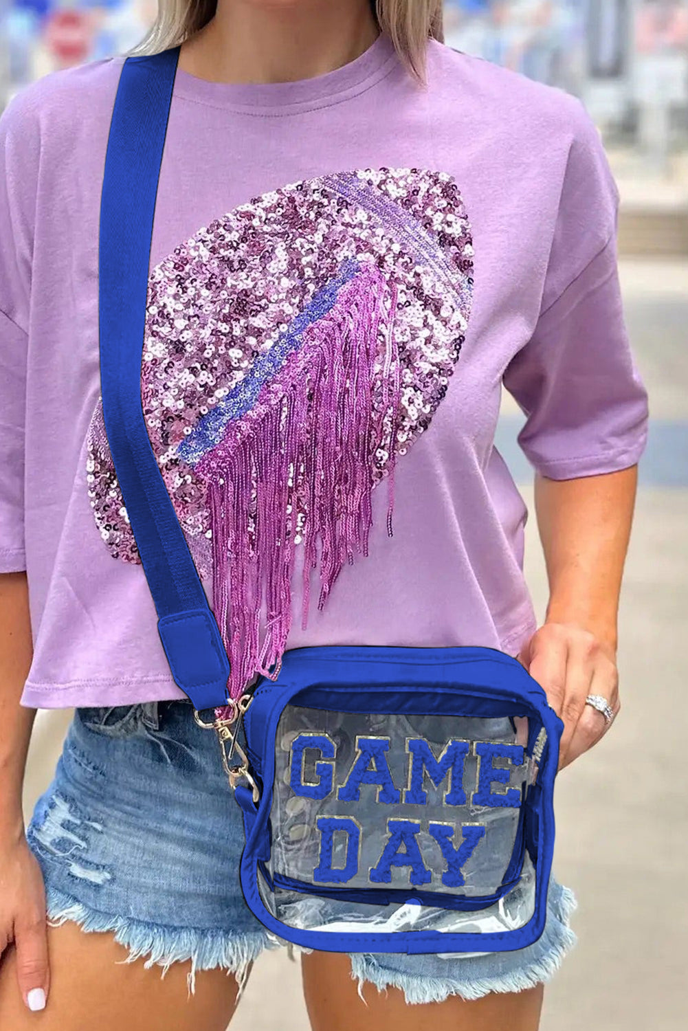 Friday Night Game Day Clear Bag
