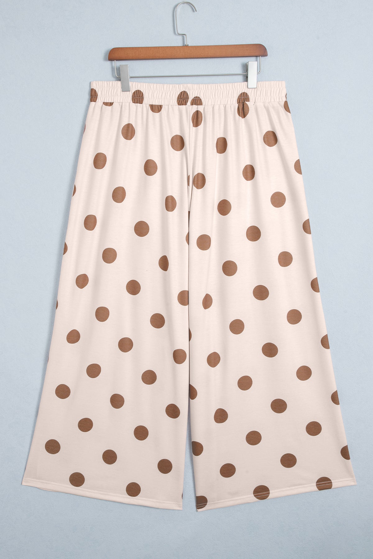 Daybreak Polka Dot Plus Size Wide Leg Pants