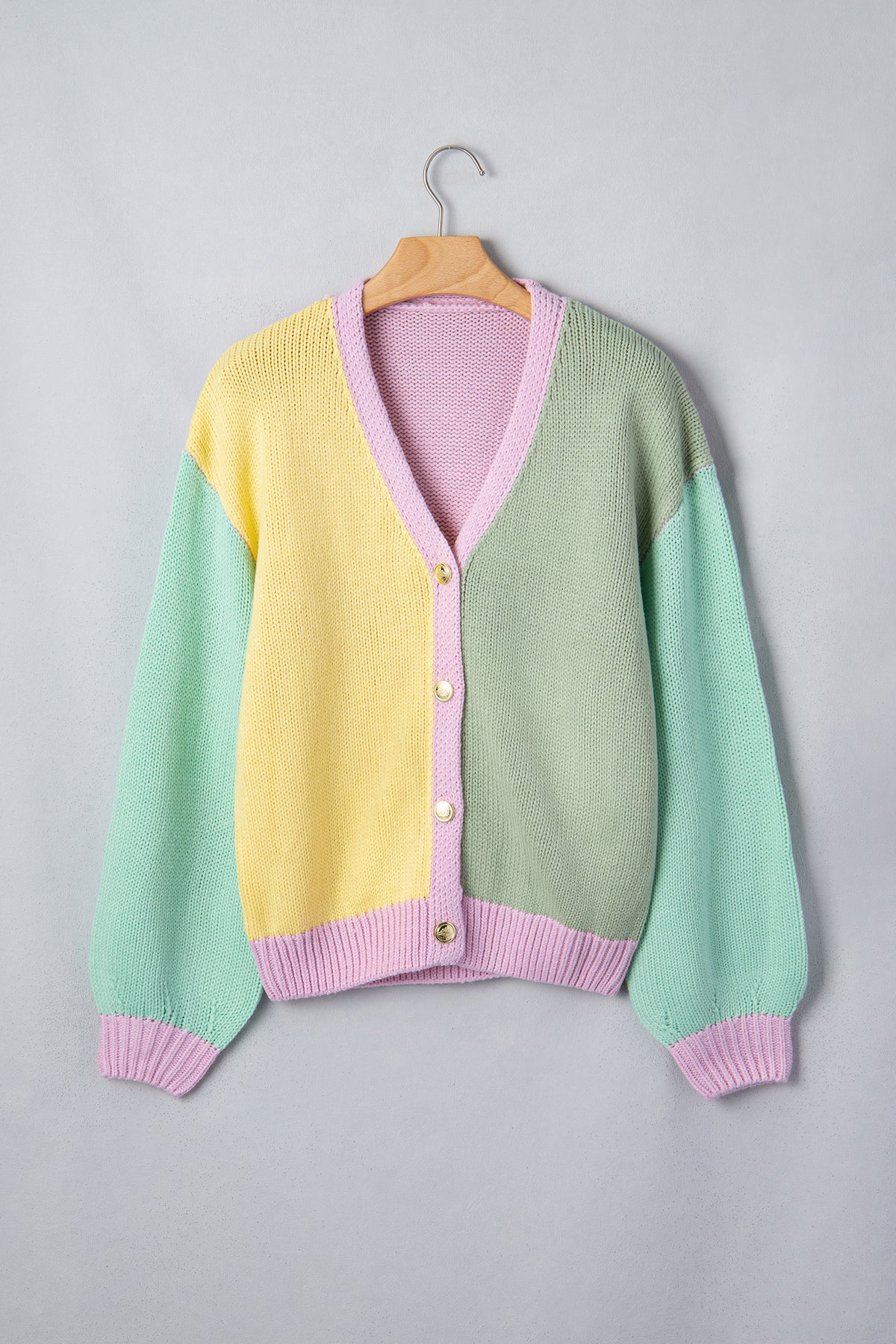 Sunbeam Colorblock Knit Cardigan