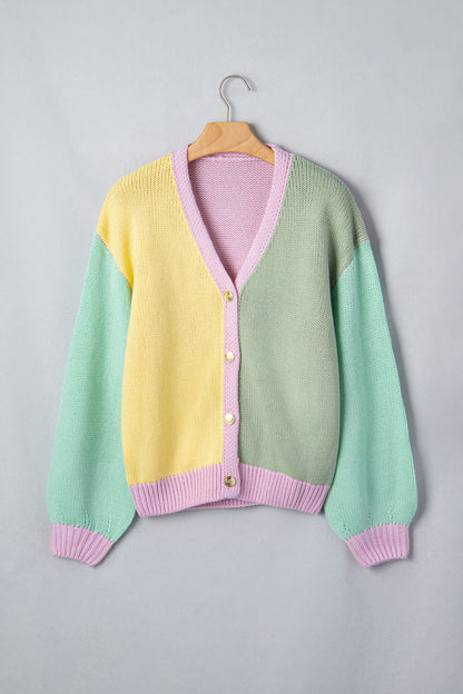 Sunbeam Colorblock Knit Cardigan