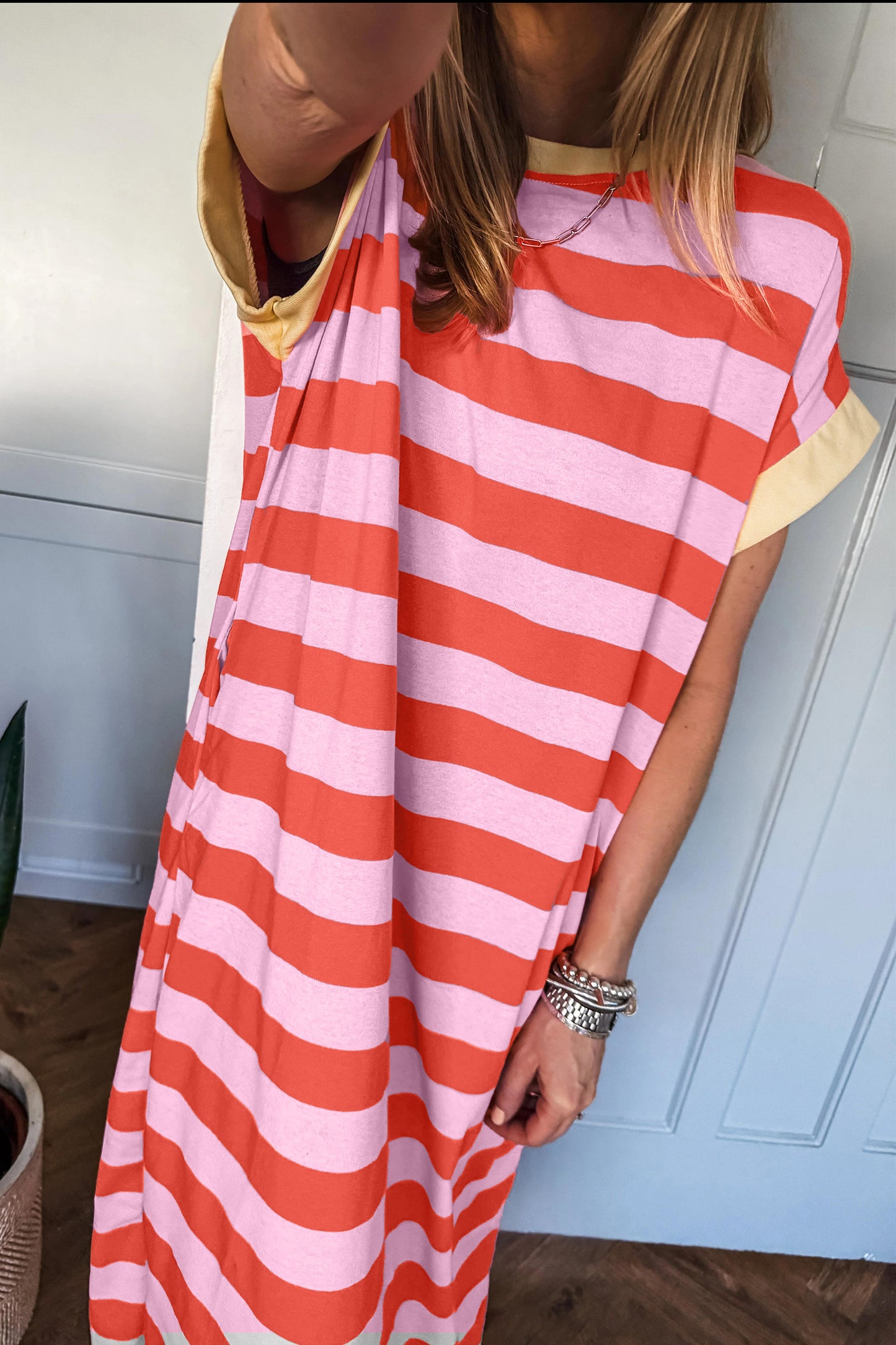 Sunday Stroll Striped Pocket Dress