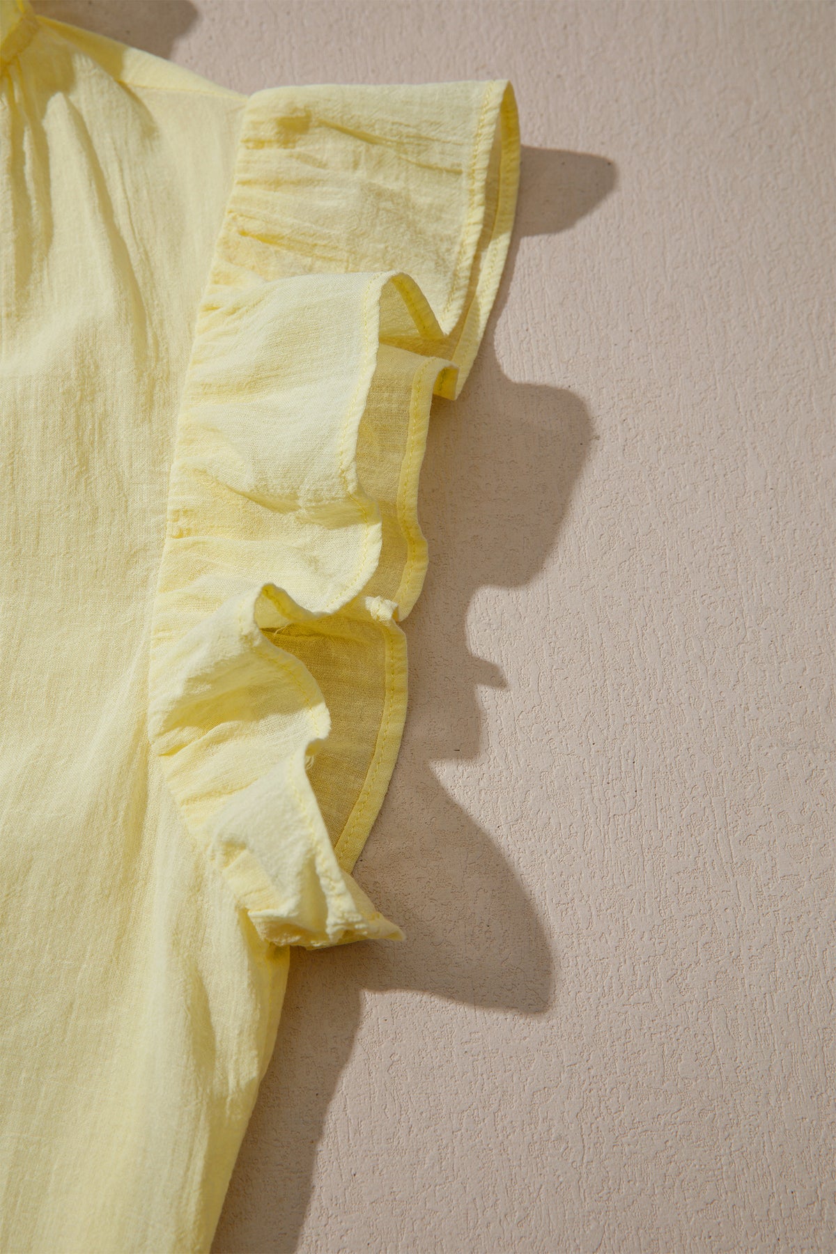 Ruffle-Trim Sleeveless V-Neck Top