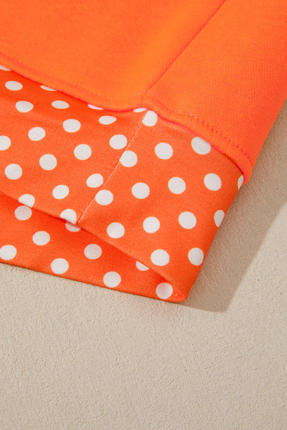 Field Day Polka Dot Plus Size Sweatshirt