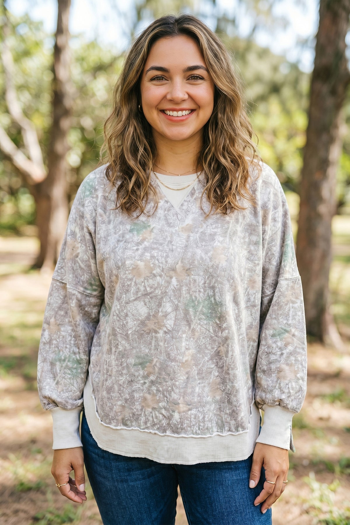 Backwoods Camo Relaxed Sweatshirt