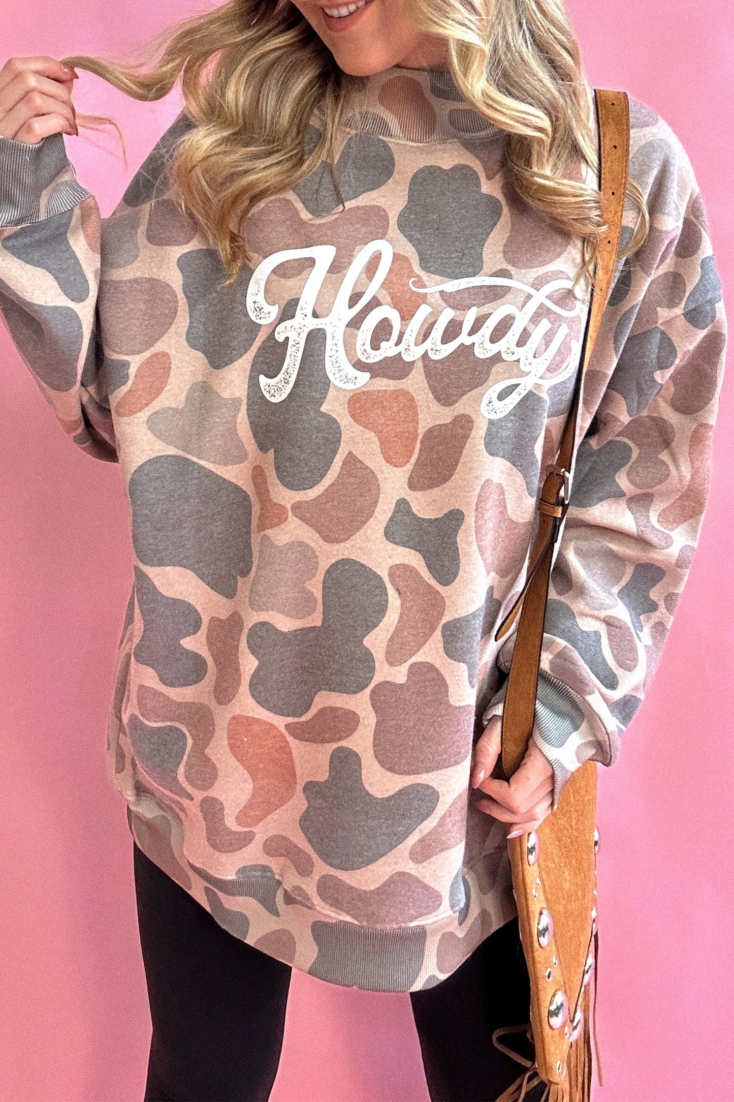 Backroad Howdy Camo Western Sweatshirt