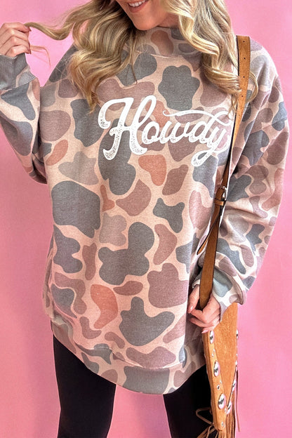 Backroad Howdy Camo Western Sweatshirt