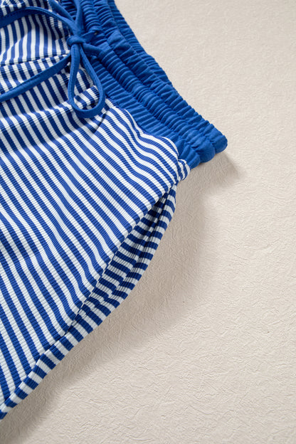 Weekend Stripe Shorts Set