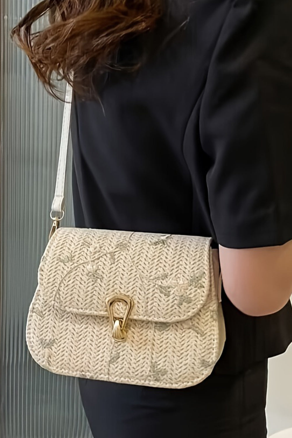Cove Woven One Shoulder Bag