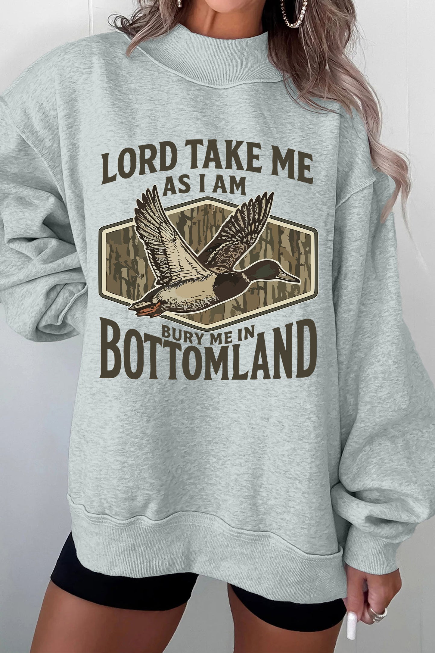 Trailhead Western Duck Mock Neck Sweatshirt