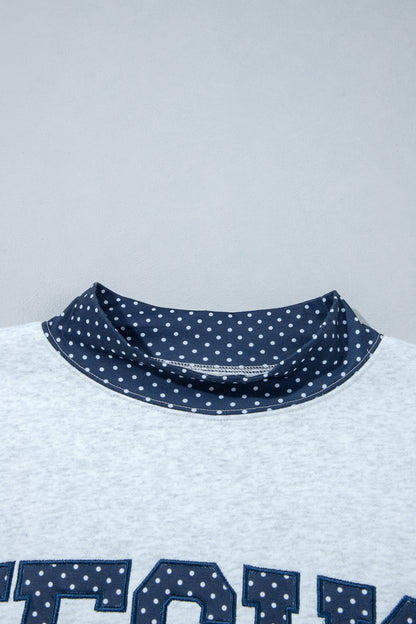 Sunday Grace Polka Dot Jesus Sweatshirt