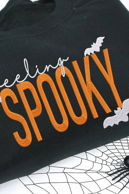 Feeling Spooky Embroidered Sweatshirt