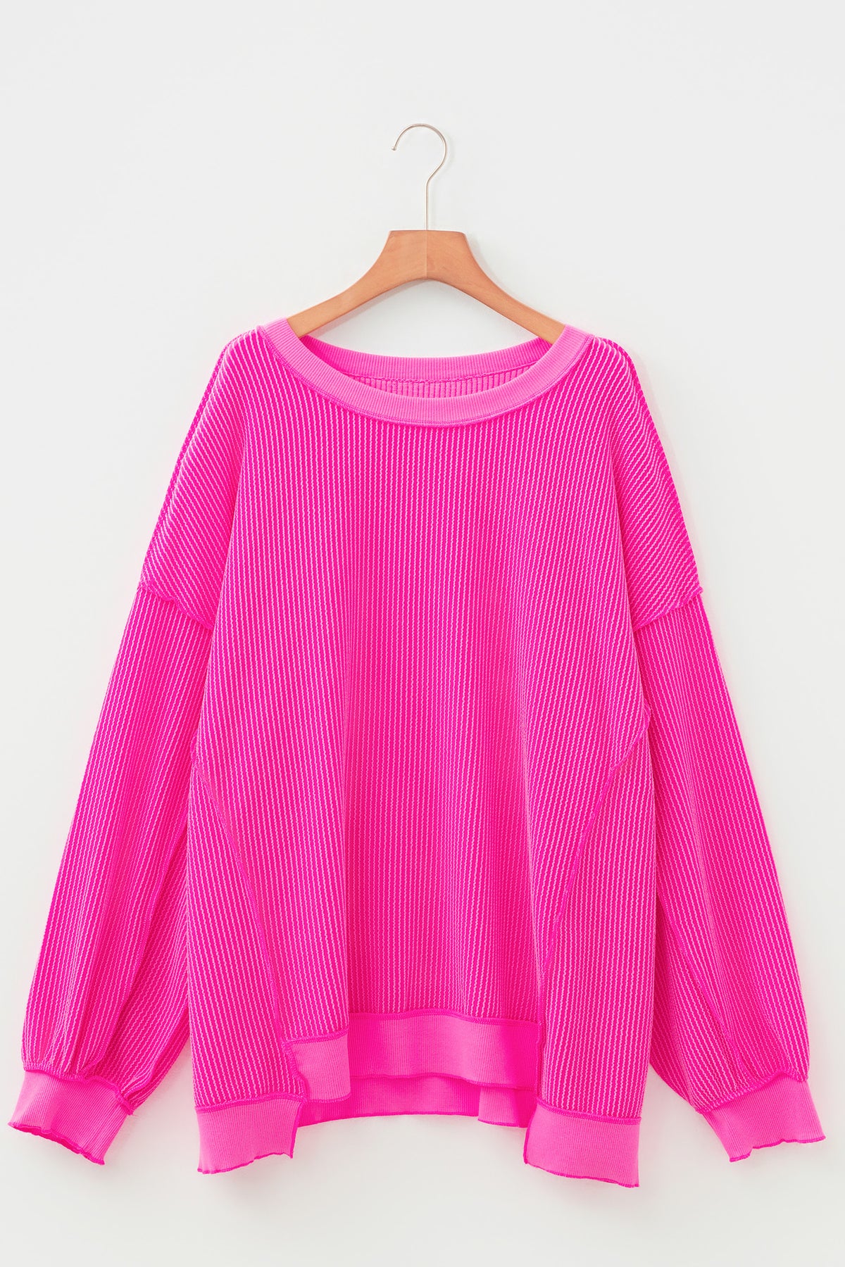 Rosewood Ribbed Tunic Top