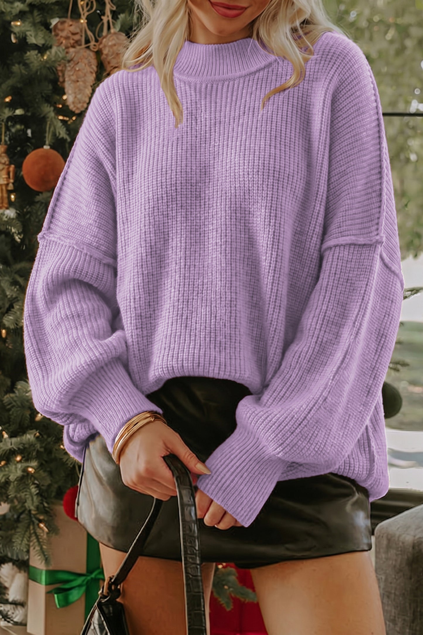 First Frost Ribbed Knit Sweater