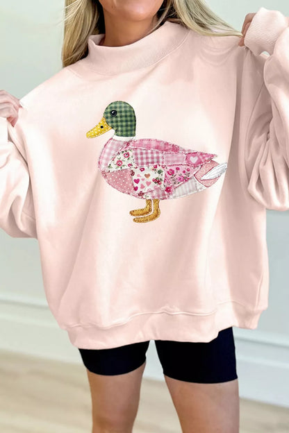 Patchwork Mallard Printed Sweatshirt — view 3