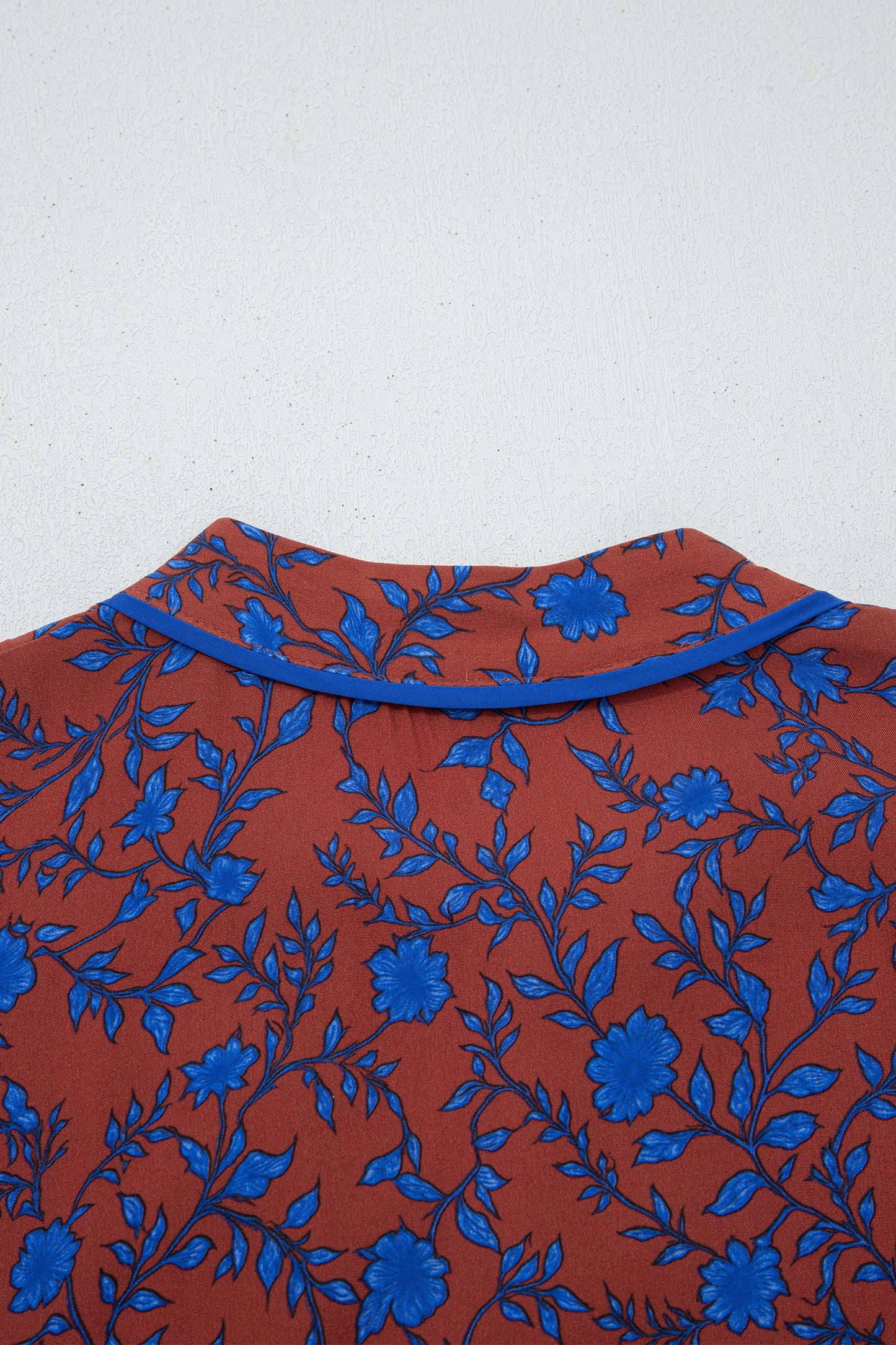 Autumn Bloom Floral Puff Sleeve Dress