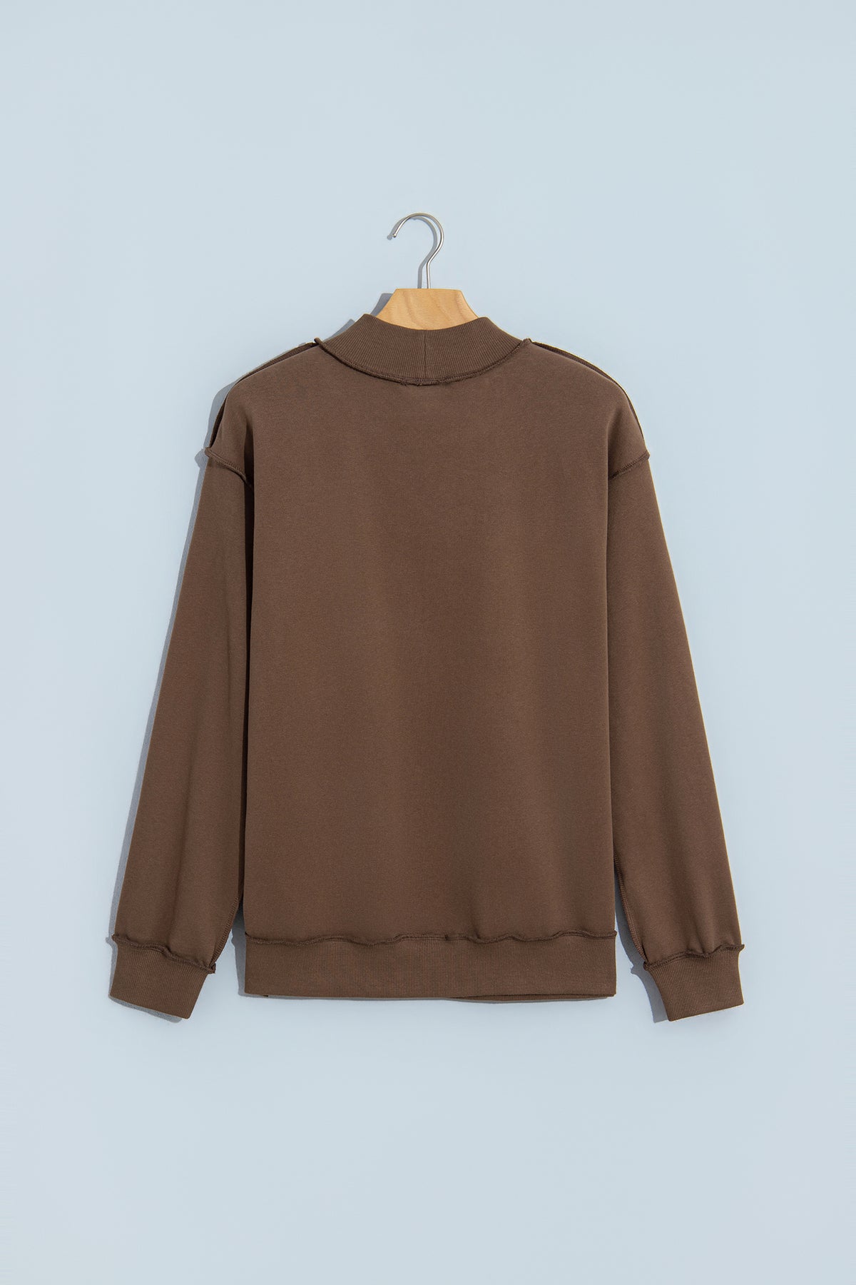 Jesus Saves Mock Neck Sweatshirt