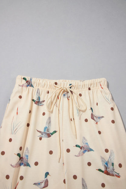 Mallard Polka Dot Sweatshirt & Pants Set