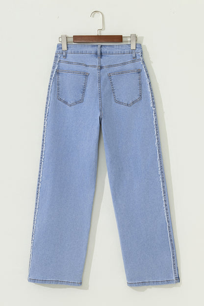 Backroad Frayed Stripe Jeans