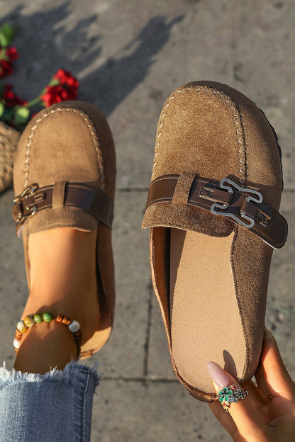 Cedar Creek Faux Suede Mule Slippers