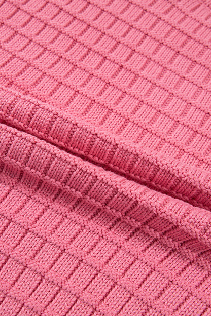 Peach Bloom Drop Shoulder Sweater