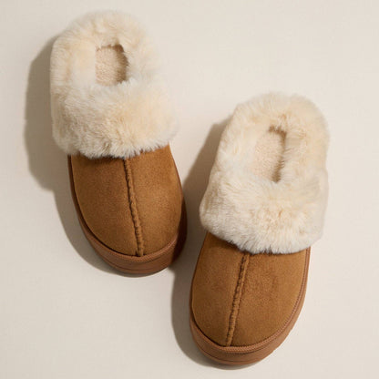 Cozy Sherpa Platform Clogs