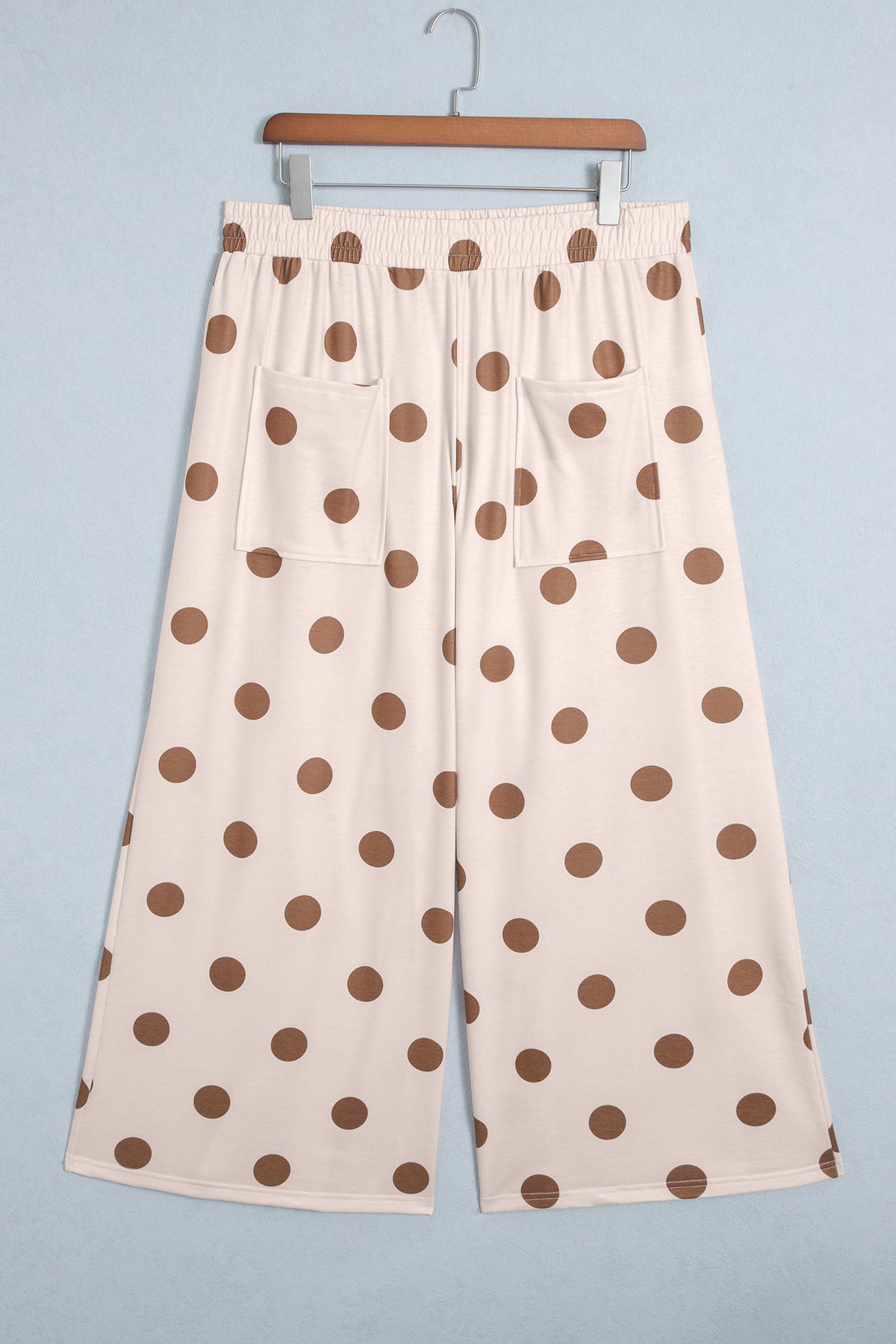 Daybreak Polka Dot Plus Size Wide Leg Pants