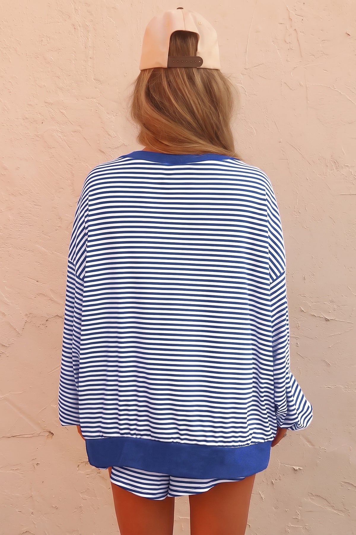 Weekend Stripe Shorts Set
