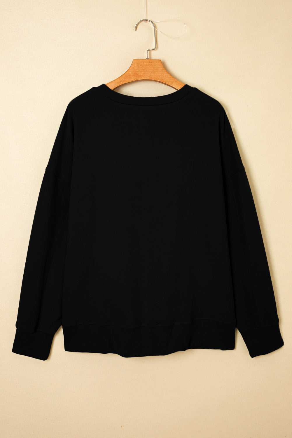 Plus Size Buttoned Henley Sweatshirt — product image 3