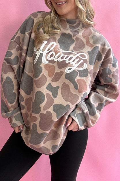 Backroad Howdy Camo Western Sweatshirt