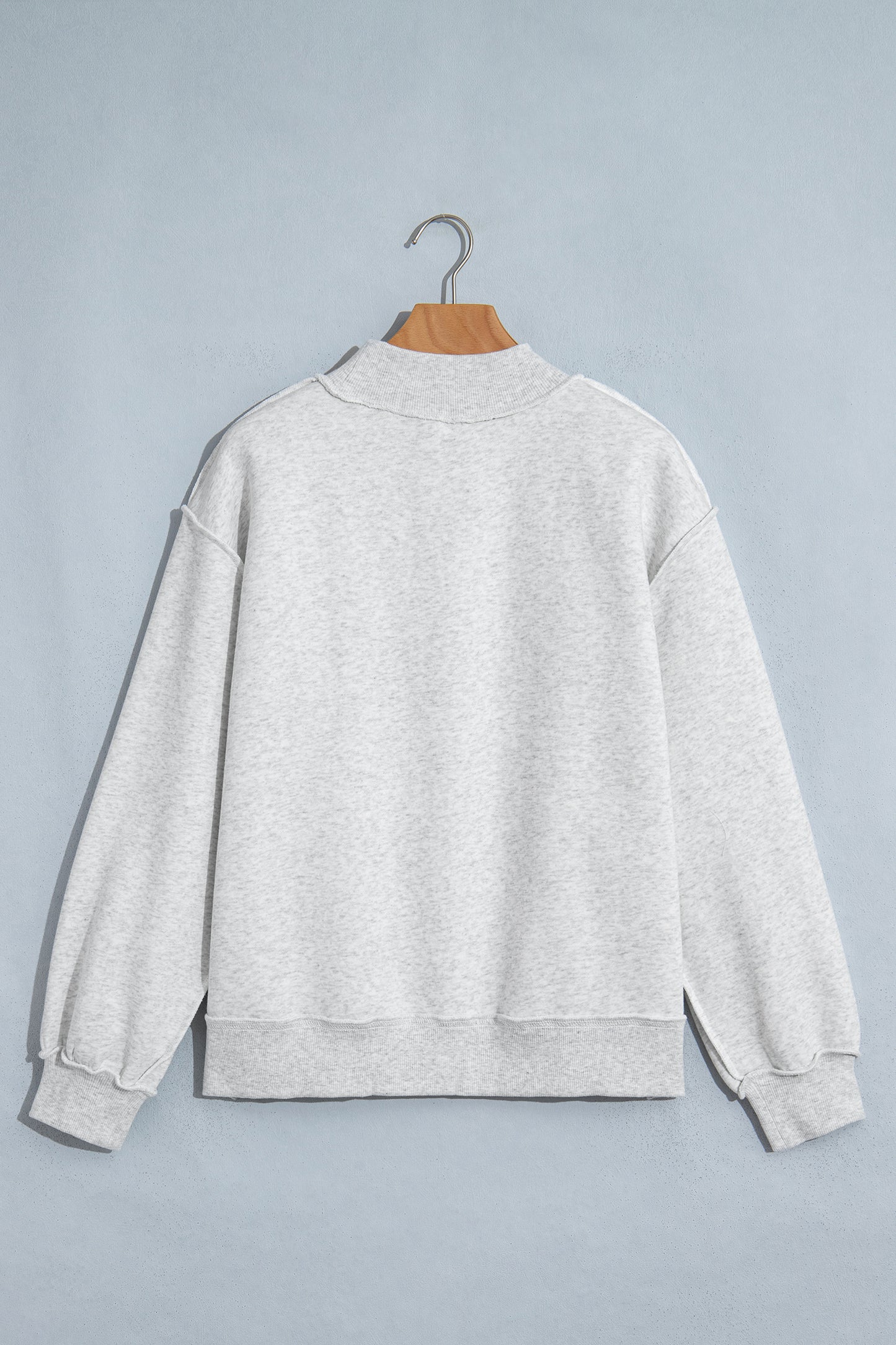 Sunday Grace "WWJD" Mock Neck Sweatshirt