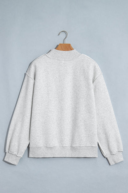 Sunday Grace "WWJD" Mock Neck Sweatshirt