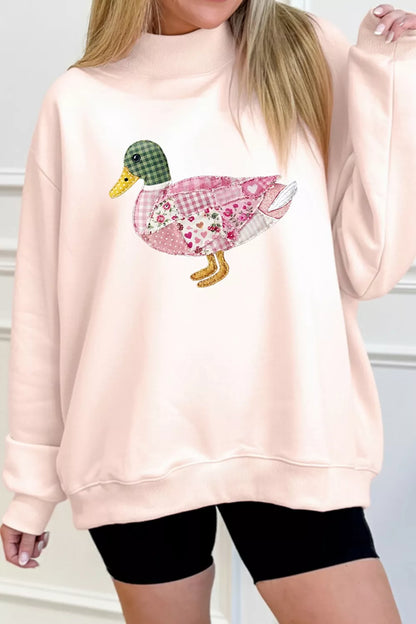 Patchwork Mallard Printed Sweatshirt — view 4