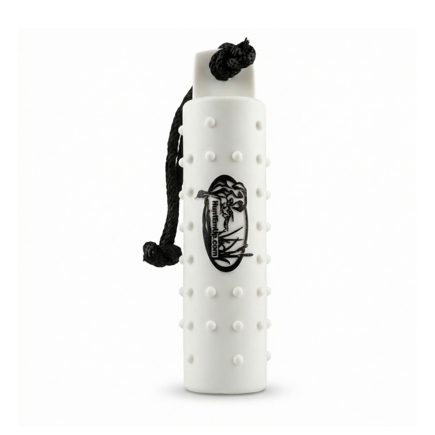 The HuntEmUp 3in Plastic Dog Training Bumper Dummy w/Valve White