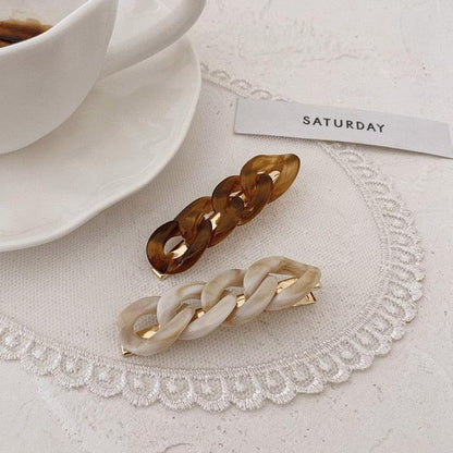 Pearl Chain Hairpin Set - Wedding & Party Hair Accessories