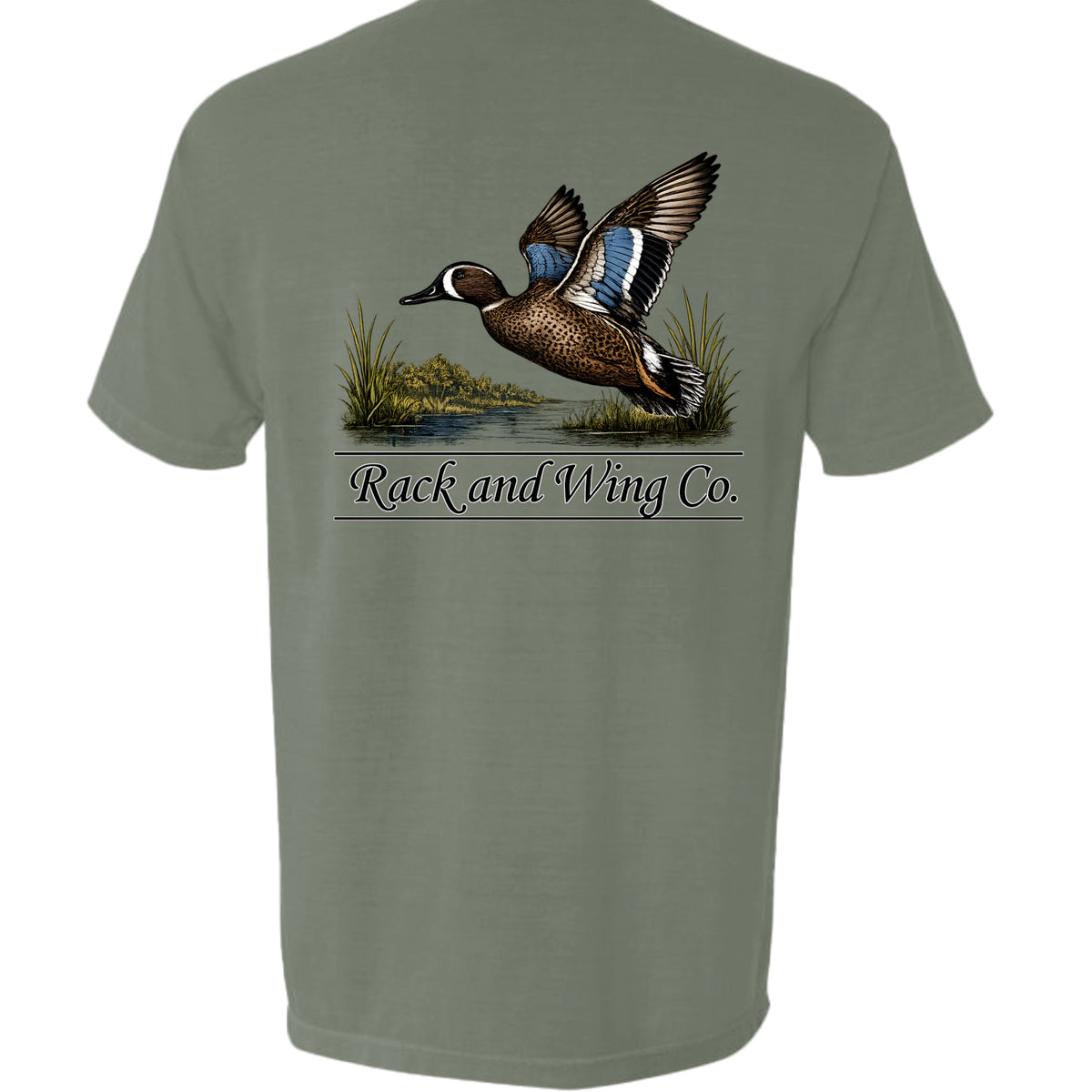 Blue Wing Pocket Tee