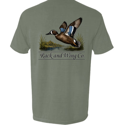 Blue Wing Pocket Tee