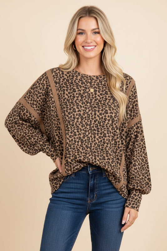 Lucy Leopard Sweatshirt