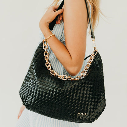 Sienna Slouchy Woven Shoulder Bag - TOP SELLER